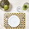 Courtly Check Cork Back Placemats - Set Of 4|MacKenzie-Childs