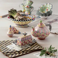 Courtly Check Cork Back Placemats - Set Of 4|MacKenzie-Childs