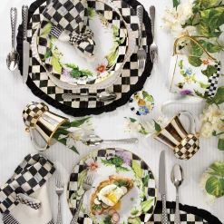 Courtly Check Cotton Napkin|MacKenzie-Childs Hot