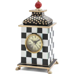 Courtly Check Desk Clock|MacKenzie-Childs Discount