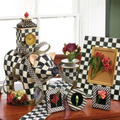 Courtly Check Desk Clock|MacKenzie-Childs Discount