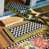 Courtly Check Double Door Entrance Mat|MacKenzie-Childs Outlet