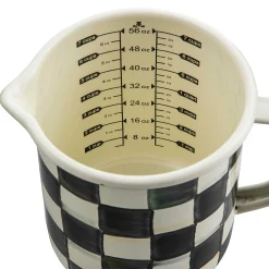 Courtly Check Enamel 7 Cup Measuring Cup|MacKenzie-Childs Sale