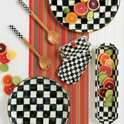 Courtly Check Enamel Baguette Dish|MacKenzie-Childs Best