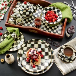 Courtly Check Enamel Breakfast Bowl|MacKenzie-Childs Discount