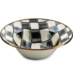 Courtly Check Enamel Breakfast Bowl|MacKenzie-Childs Discount