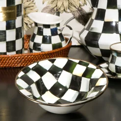 Courtly Check Enamel Breakfast Bowl|MacKenzie-Childs Discount