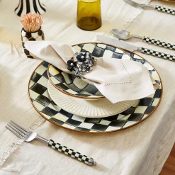 Courtly Check Enamel Breakfast Bowl|MacKenzie-Childs Discount
