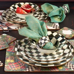Courtly Check Enamel Charger/Plate|MacKenzie-Childs Best