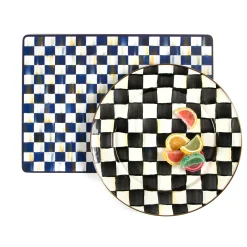 Courtly Check Enamel Charger/Plate|MacKenzie-Childs Best