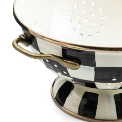 Courtly Check Enamel Colander - Large|MacKenzie-Childs Clearance