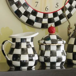 Courtly Check Enamel Creamer|MacKenzie-Childs Hot