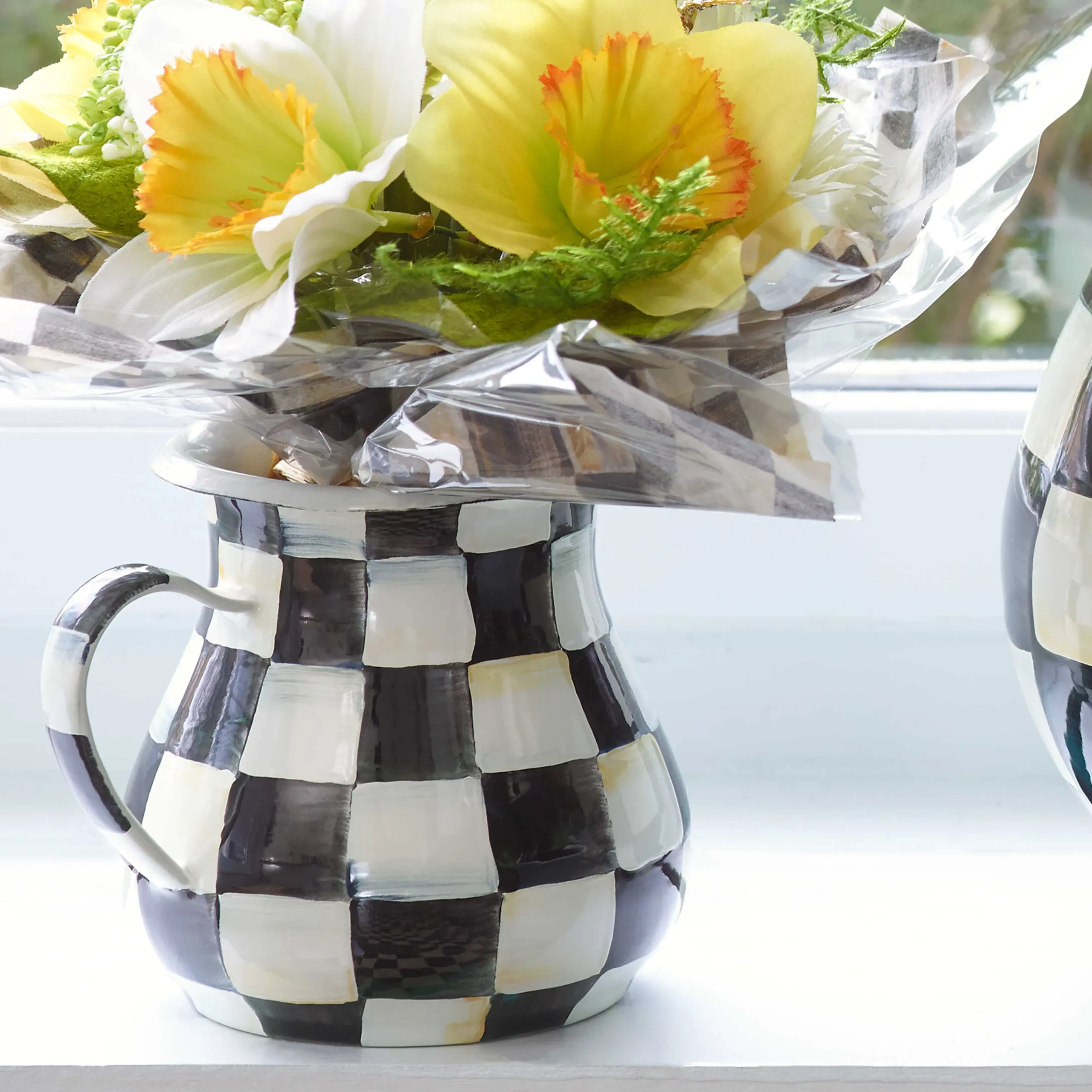 Courtly Check Enamel Creamer|MacKenzie-Childs Hot