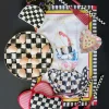 Courtly Check Enamel Egg Plate|MacKenzie-Childs New
