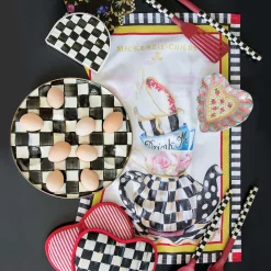Courtly Check Enamel Egg Plate|MacKenzie-Childs New