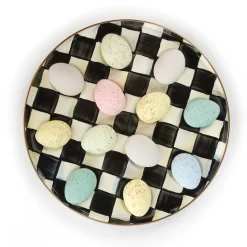 Courtly Check Enamel Egg Plate|MacKenzie-Childs New