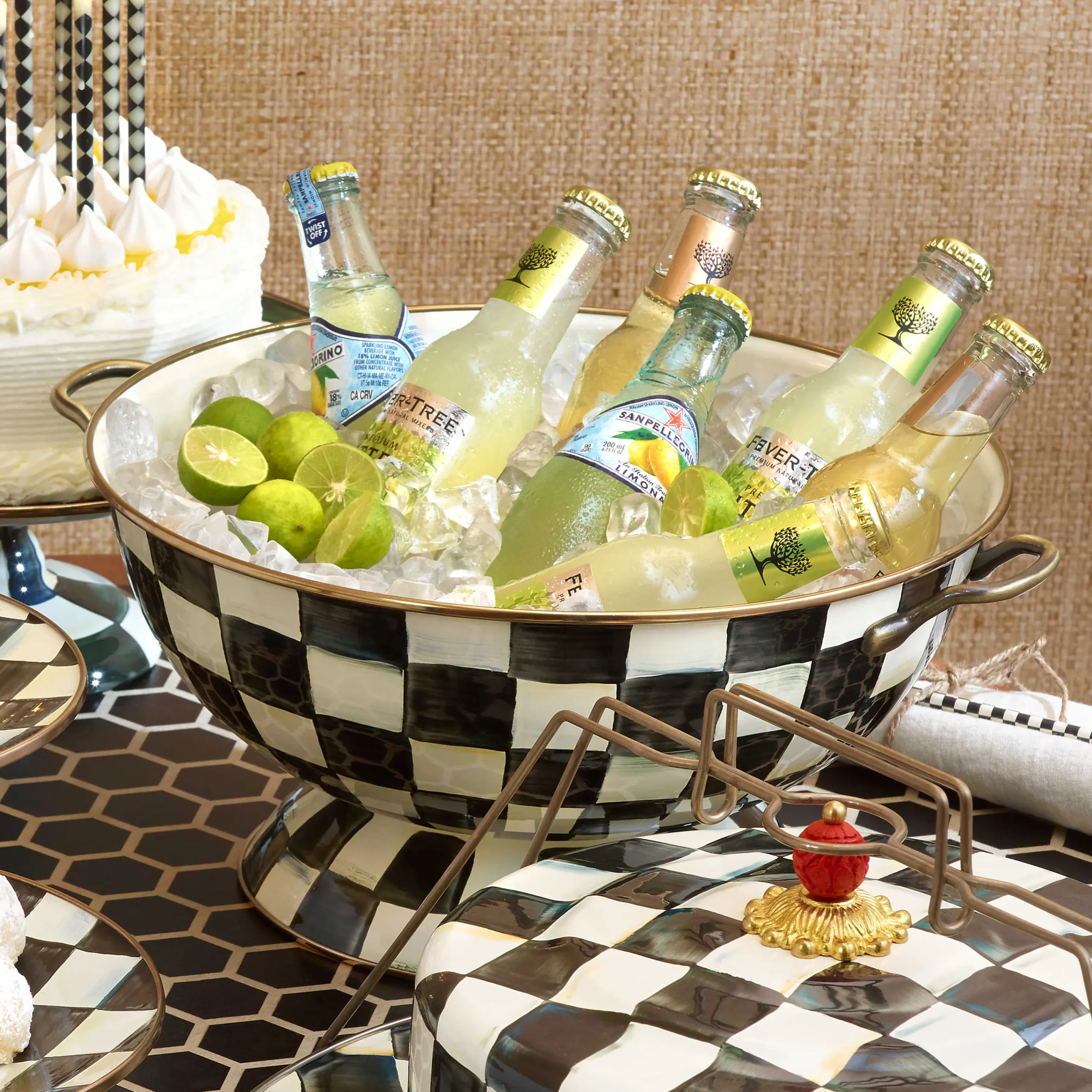Courtly Check Enamel Everything Bowl|MacKenzie-Childs Discount