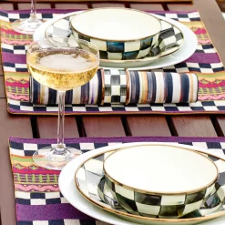 Courtly Check Enamel Everyday Bowl|MacKenzie-Childs Discount