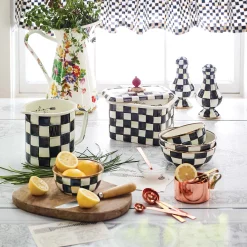 Courtly Check Enamel Everyday Bowl|MacKenzie-Childs Discount