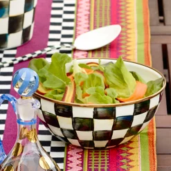 Courtly Check Enamel Everyday Bowl - Small|MacKenzie-Childs New