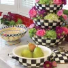Courtly Check Enamel Everyday Bowl - Extra Large|MacKenzie-Childs Online
