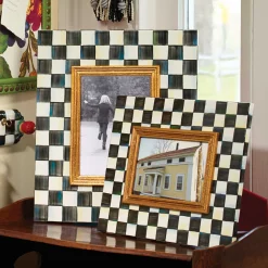 Courtly Check Enamel Frame - 5" X 7"|MacKenzie-Childs Discount