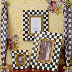 Courtly Check Enamel Frame - 5