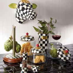 Courtly Check Enamel Grinder|MacKenzie-Childs