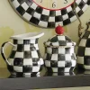 Courtly Check Enamel Lidded Sugar Bowl|MacKenzie-Childs Discount