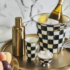 Courtly Check Enamel Little Sugar Bowl|MacKenzie-Childs Online