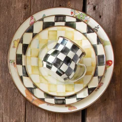 Courtly Check Enamel Mug|MacKenzie-Childs New
