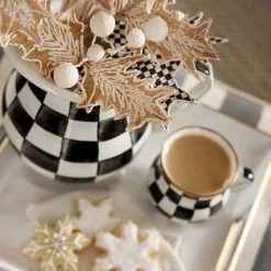 Courtly Check Enamel Mug|MacKenzie-Childs New