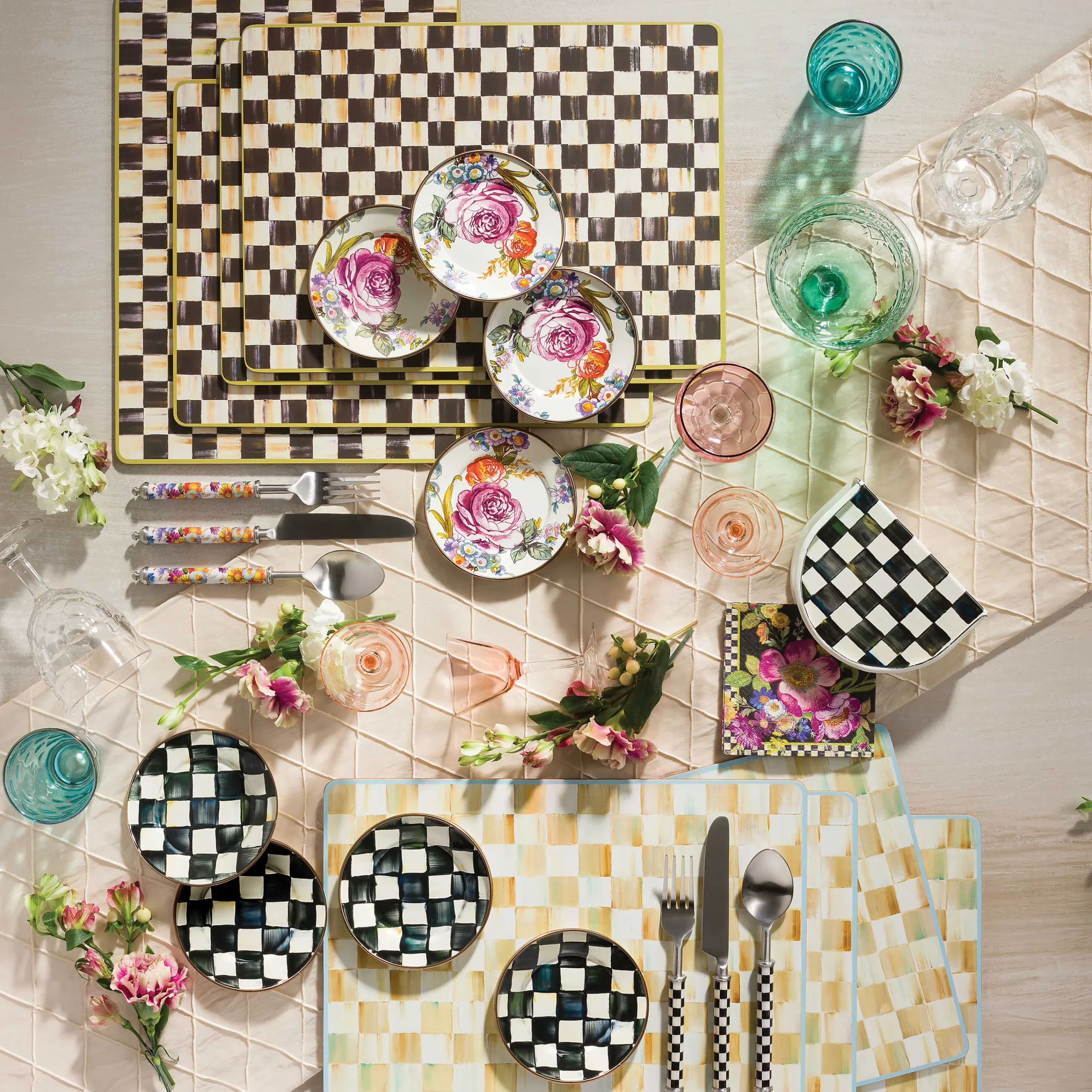 Courtly Check Enamel Napkin Holder|MacKenzie-Childs Discount