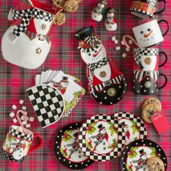 Courtly Check Enamel Napkin Holder|MacKenzie-Childs Discount