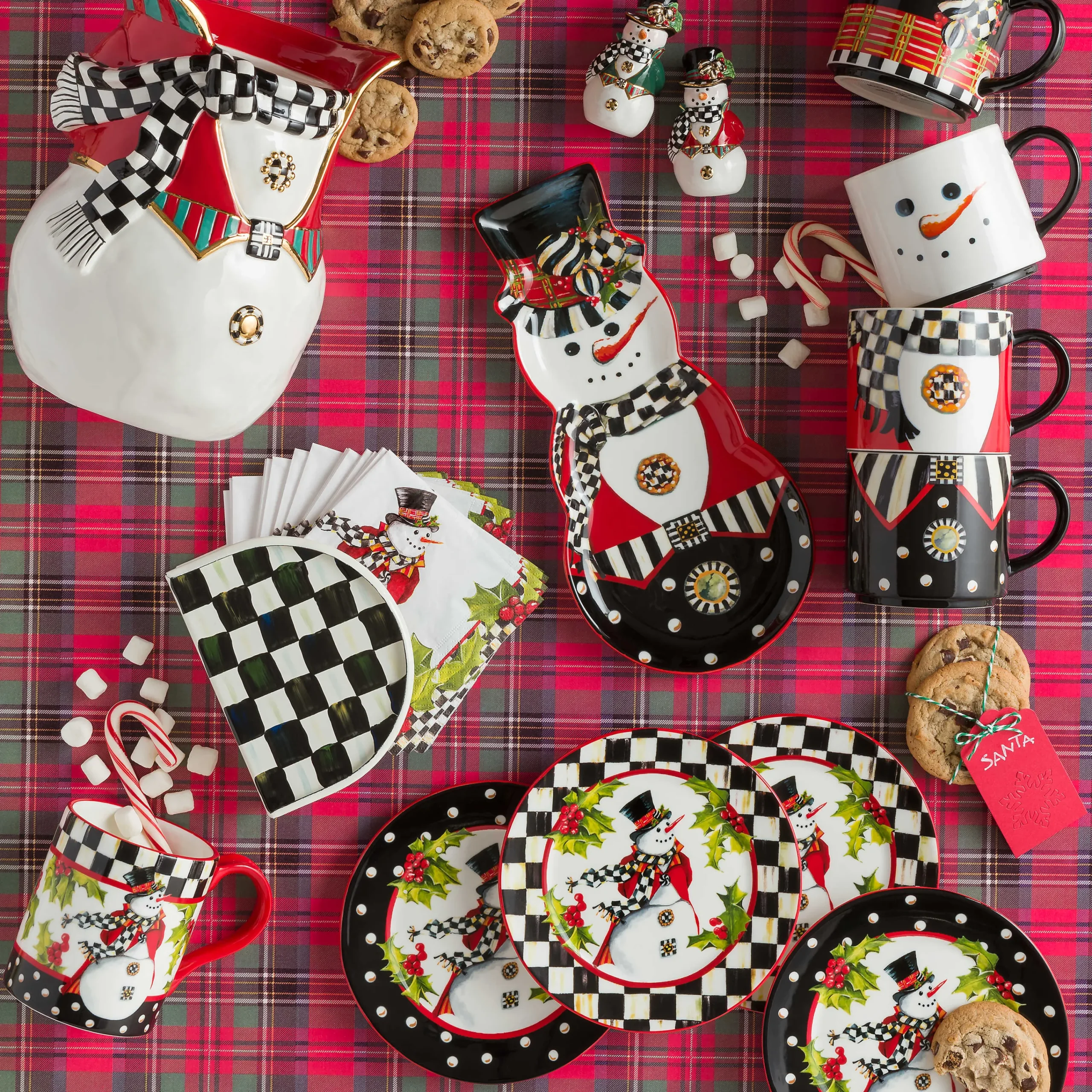 Courtly Check Enamel Napkin Holder|MacKenzie-Childs Discount