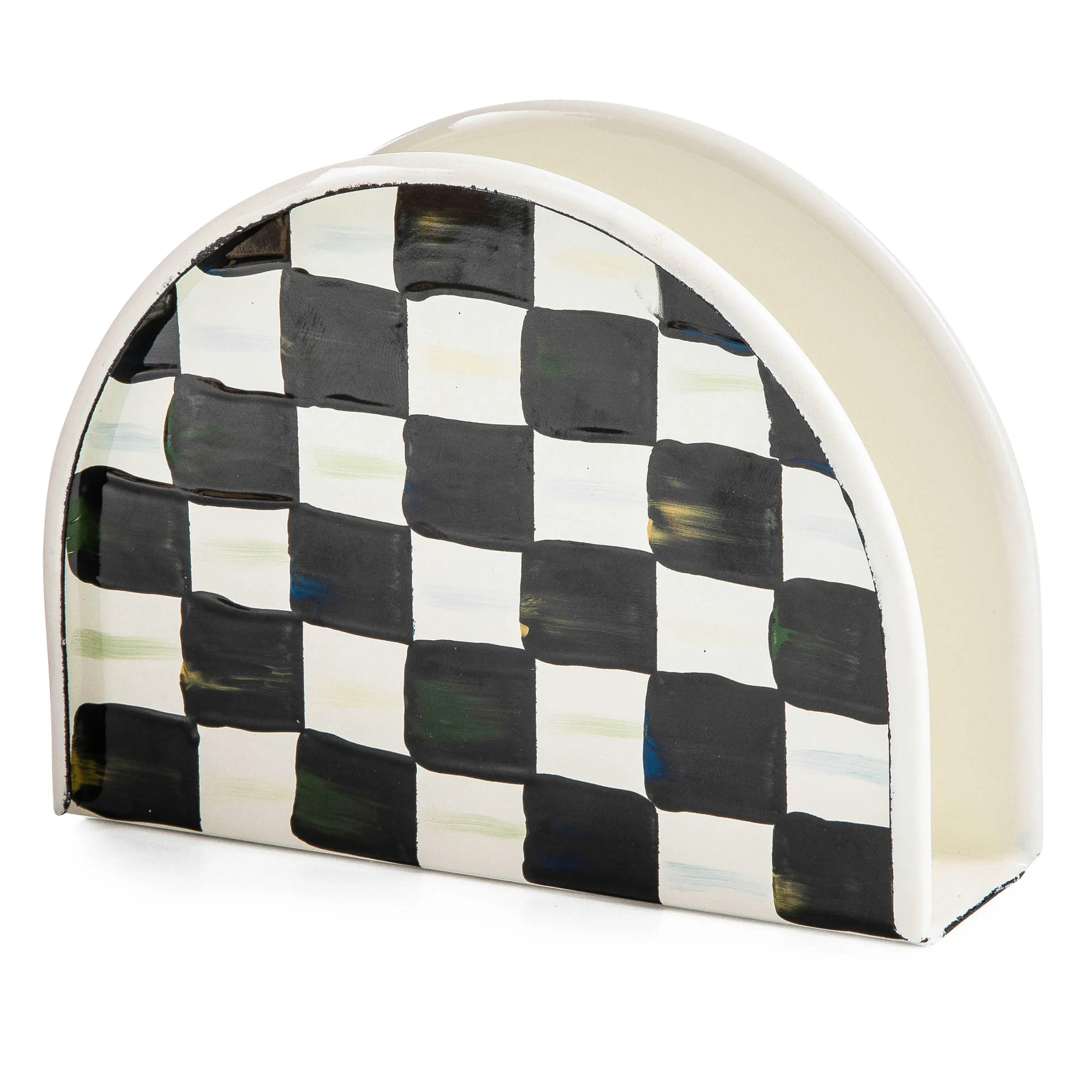 Courtly Check Enamel Napkin Holder|MacKenzie-Childs Discount