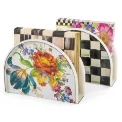 Courtly Check Enamel Napkin Holder|MacKenzie-Childs Discount