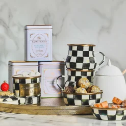 Courtly Check Enamel Pinch Bowl|MacKenzie-Childs