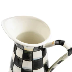 Courtly Check Enamel Practical Pitcher - Medium|MacKenzie-Childs Online