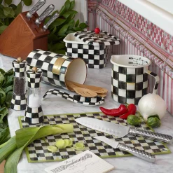 Courtly Check Enamel Recipe Box|MacKenzie-Childs Outlet