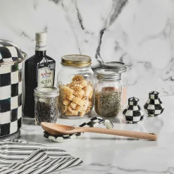 Courtly Check Enamel Salt & Pepper Shakers|MacKenzie-Childs Clearance