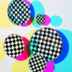 Courtly Check Enamel Serving Platter|MacKenzie-Childs New