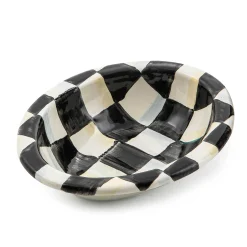 Courtly Check Enamel Soap Dish|MacKenzie-Childs Clearance
