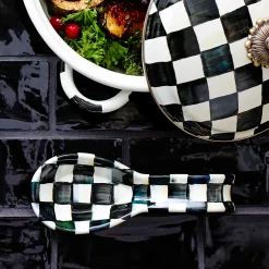 Courtly Check Enamel Spoon Rest|MacKenzie-Childs Discount