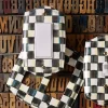 Courtly Check Enamel Switch Plate - Single Rocker|MacKenzie-Childs Sale