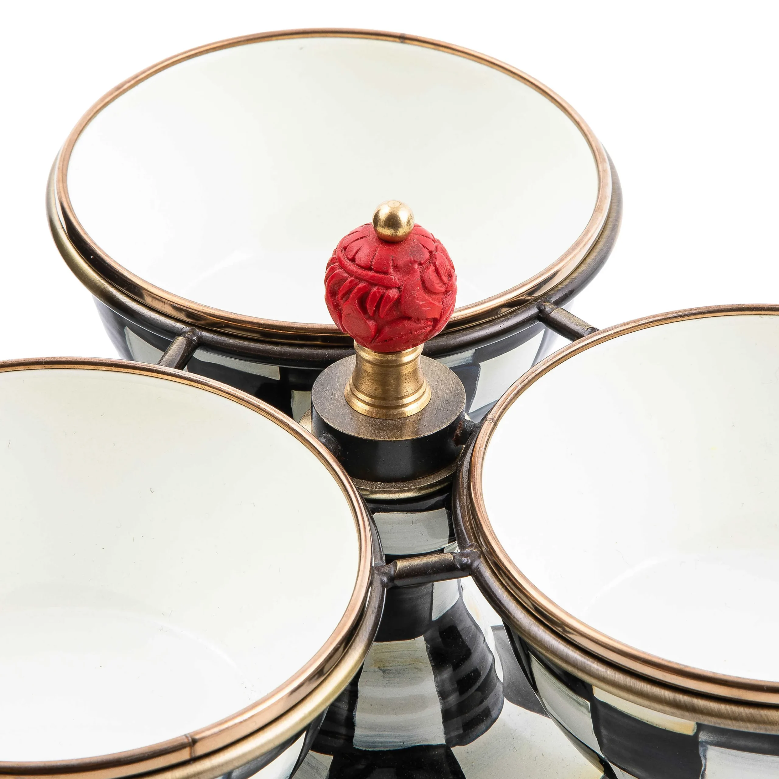 Courtly Check Enamel Triplicity|MacKenzie-Childs Sale