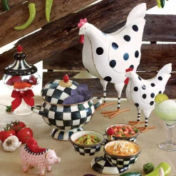 Courtly Check Enamel Triplicity|MacKenzie-Childs Sale