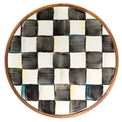 Courtly Check Enamel Trivet - Large|MacKenzie-Childs Discount