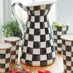 Courtly Check Enamel Tumbler - 10 Ounce|MacKenzie-Childs Sale