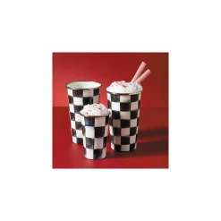 Courtly Check Enamel Tumbler - 20 Ounce|MacKenzie-Childs